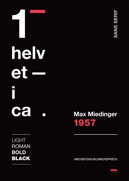 Plakat Helvetica II Plakat Helvetica II