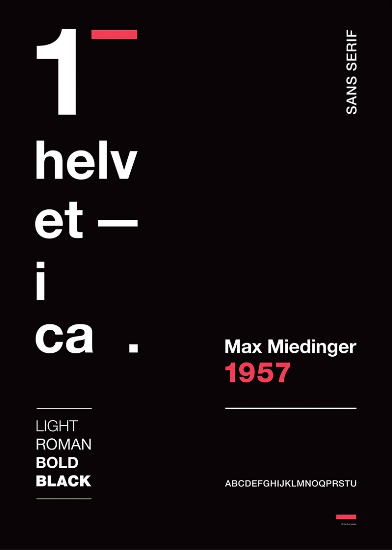 Plakat Helvetica II