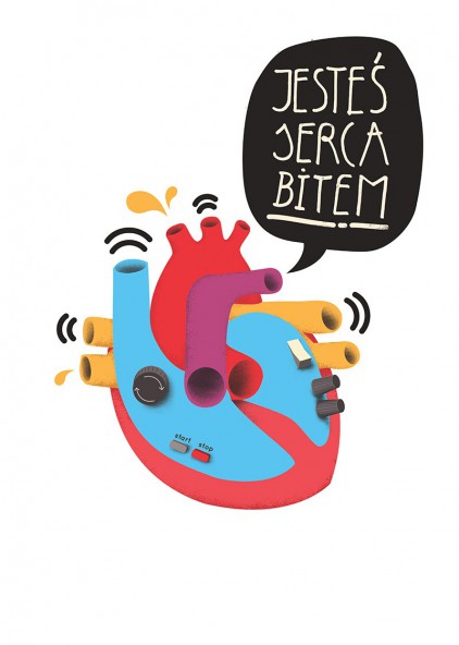Plakat Jesteś serca bitem II