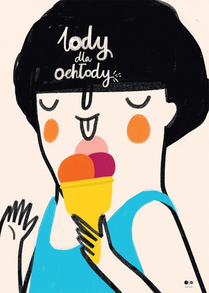 Plakat Lody dla ochłody Plakat Lody dla ochłody