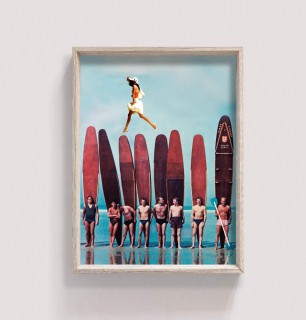 Surfers Art Print 2