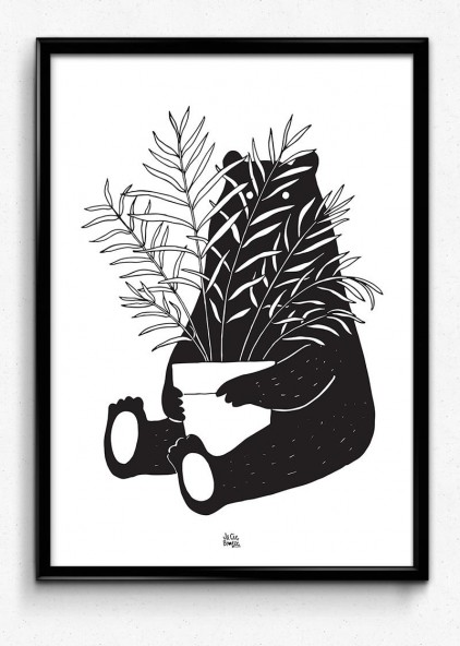 Miś i roślinka Miś i roślinka