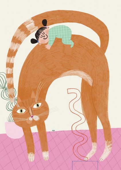 Plakat Koci grzbiet Plakat Koci grzbiet