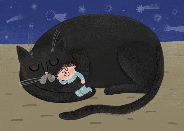 Plakat Dobranoc kotku Plakat Dobranoc kotku