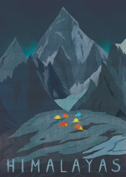 Plakat Himalaya Base Camp Plakat Himalaya Base Camp