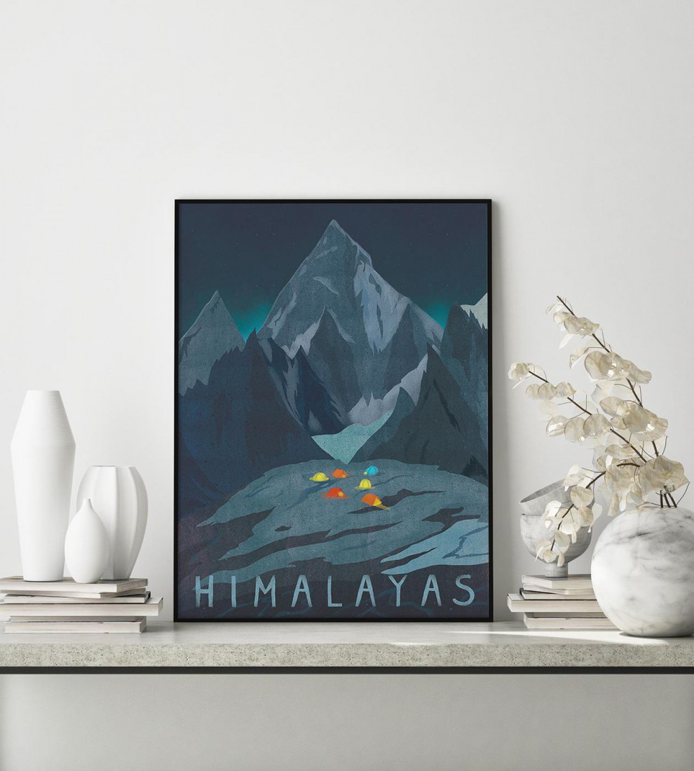 Plakat Himalaya Base Camp