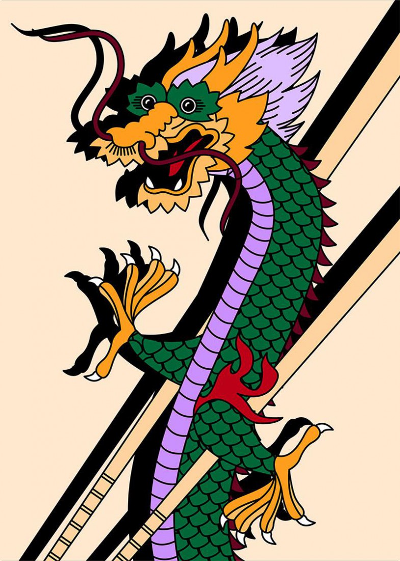 Plakat Dragon
