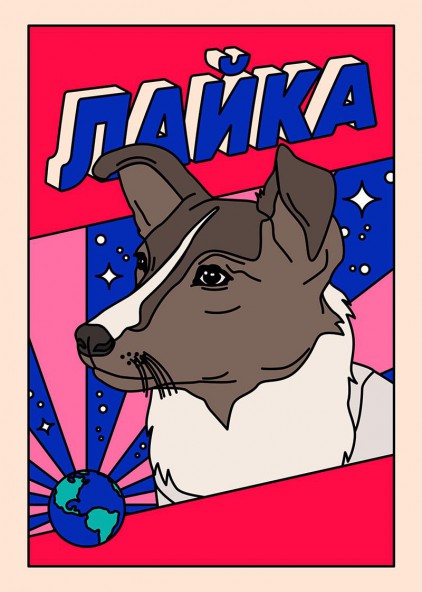 Plakat Laika