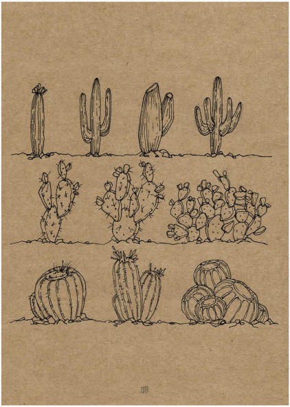 Plakat Cacti