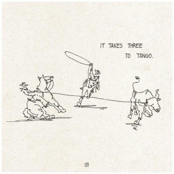 Plakat It takes three Plakat It takes three