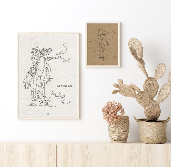 Cowboy with lasso Cowboy with lasso