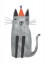 Plakat Cat with hat Plakat Cat with hat