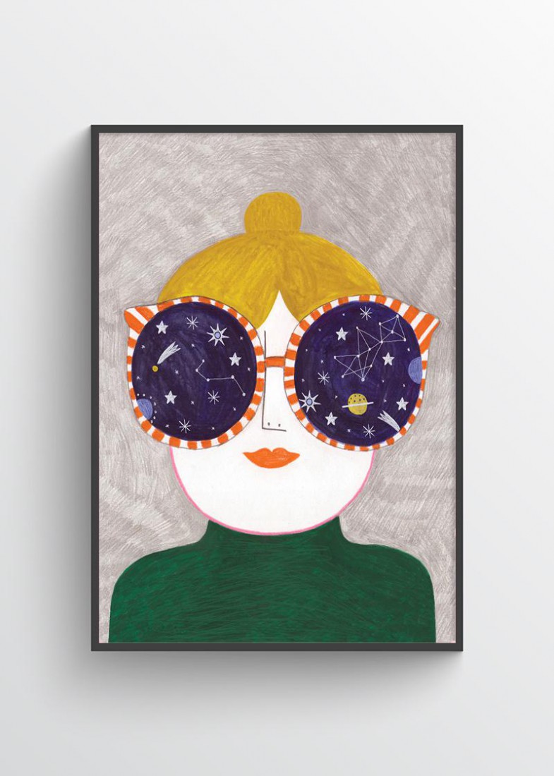 Plakat Cosmic glasses