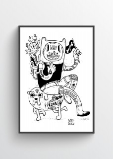 Plakat Adventure Time 2