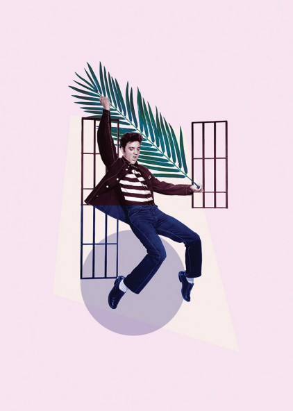 Plakat Elvis shakes Plakat Elvis shakes