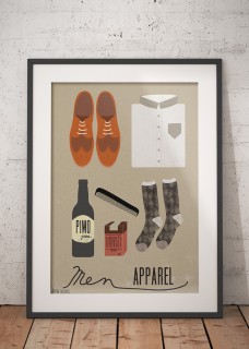 Plakat Men Apparel 2