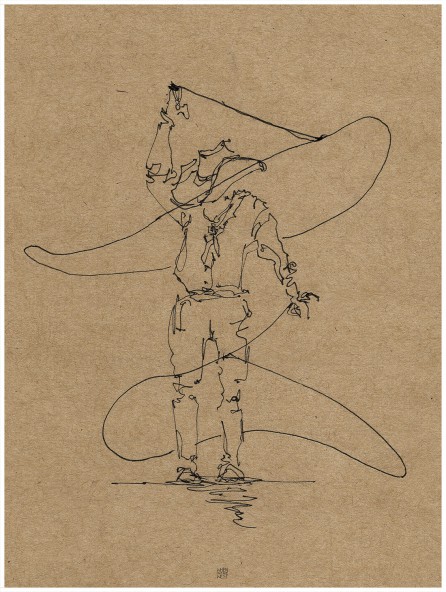 Plakat Cowboy with lasso Plakat Cowboy with lasso