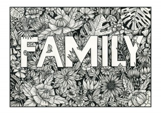 Plakat Family