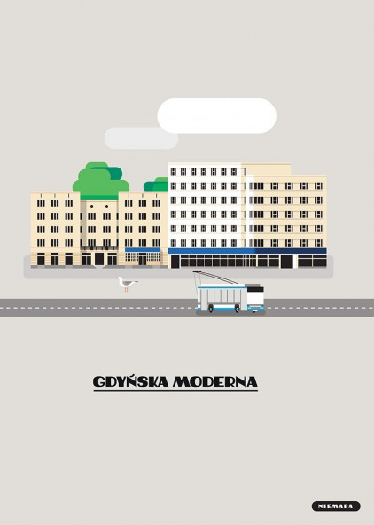Plakat Gdyńska moderna Plakat Gdyńska moderna