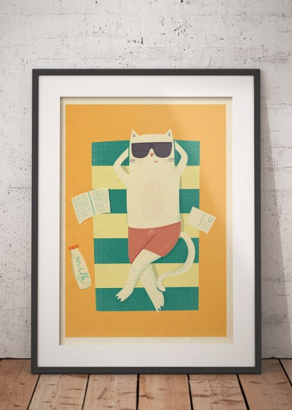 Kot w okularach Kot w okularach