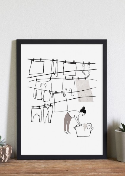 Plakat Pranie Plakat Pranie