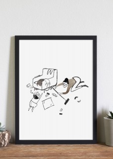 Plakat Pod fotelem 2