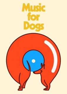 Plakat Music for Dogs
