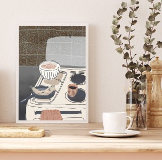 Fish In The Pan Poster 2