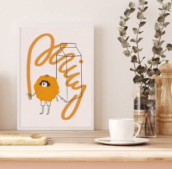 Orange Poster Orange Poster