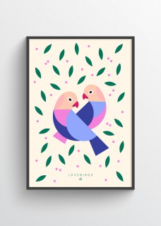 Plakat Love Birds 2