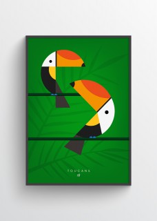 Plakat Toucans 2