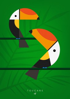 Plakat Toucans