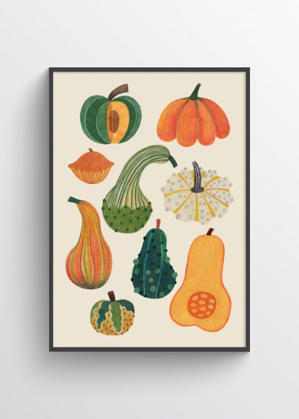 Plakat Dynie Plakat Dynie