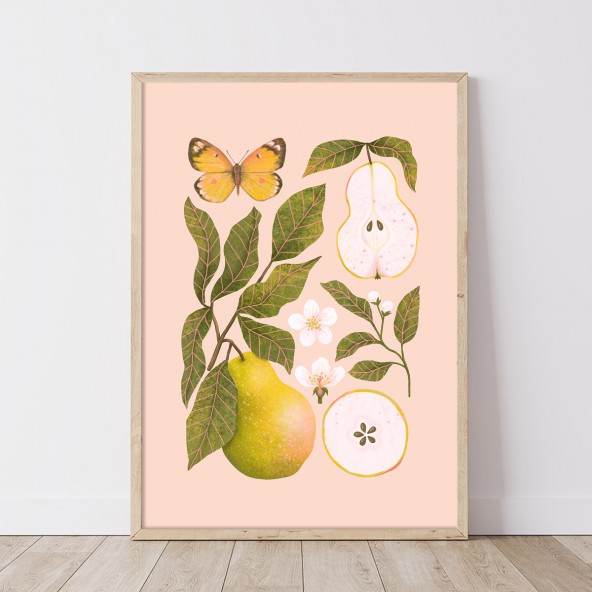 Pink Pears Poster Pink Pears Poster