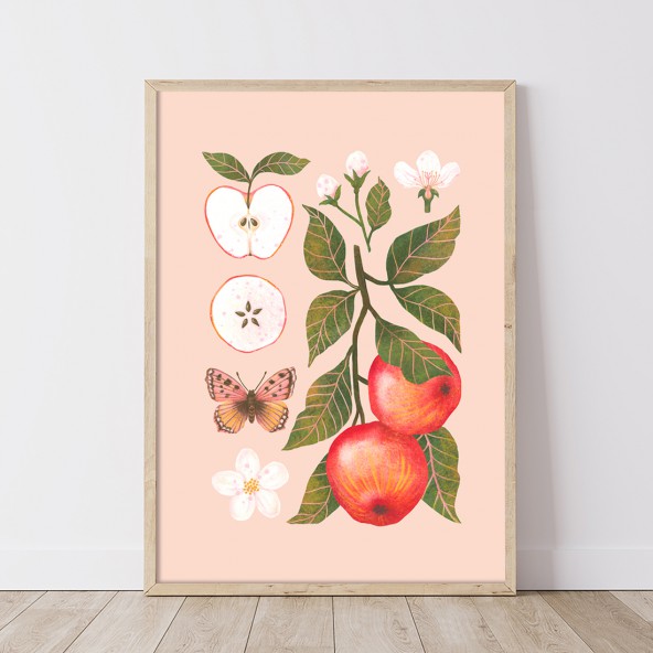 Pink Apples Poster Pink Apples Poster