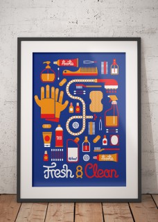 Plakat Fresh and clean 2