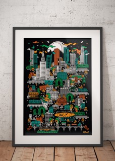 Plakat Warszawa Powiśle 2