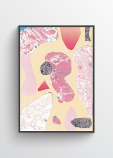 Plakat Liquid Pink 2