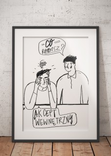 Plakat Akcept wenętrzny 2