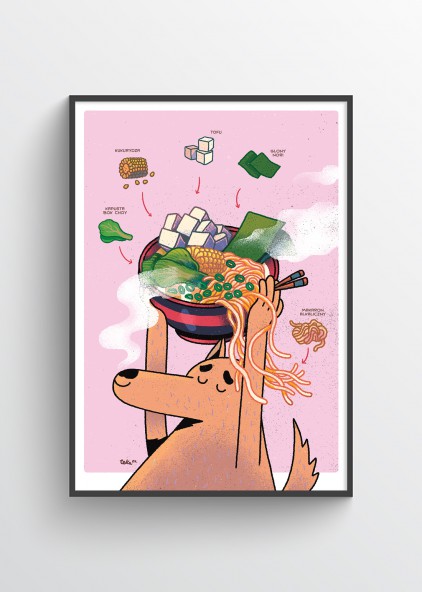 Ramen Vege Poster Ramen Vege Poster