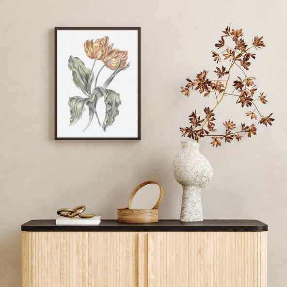 Plakat Dwa tulipany Plakat Dwa tulipany