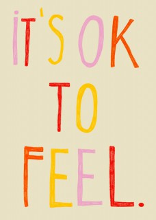 Plakat It's ok to feel