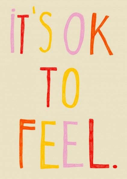 Plakat It's ok to feel