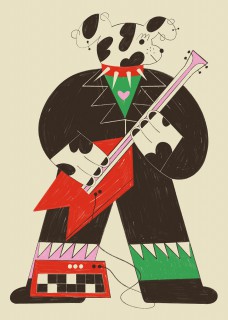Plakat Rock Dog