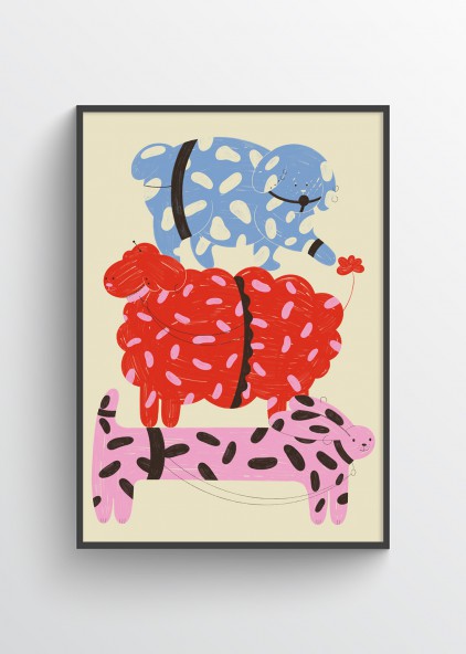 Naughty Dogs Poster Naughty Dogs Poster