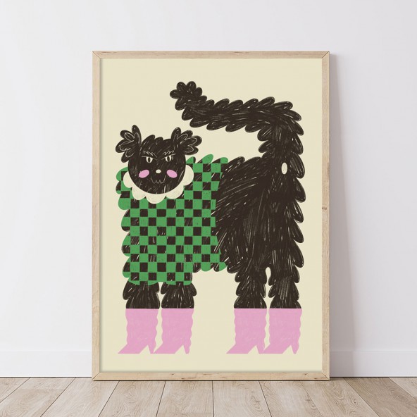 Plakat Pies w butach Plakat Pies w butach