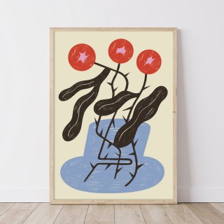 Plakat Kwiaty w wazonie 2