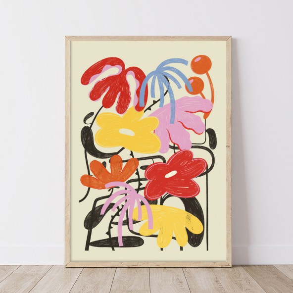 Flowers Poster Flowers Poster