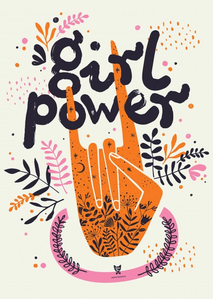 Plakat Girl power I Plakat Girl power I