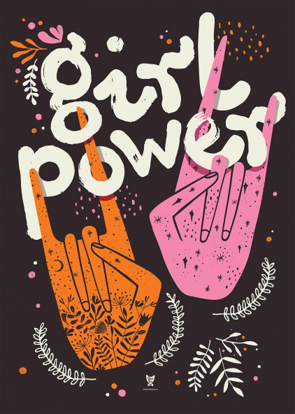 Plakat Girl power II Plakat Girl power II